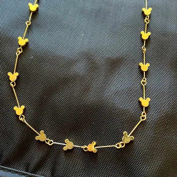 DISNEY GOLDTONE Mickey necklace - Picture 3 of 3